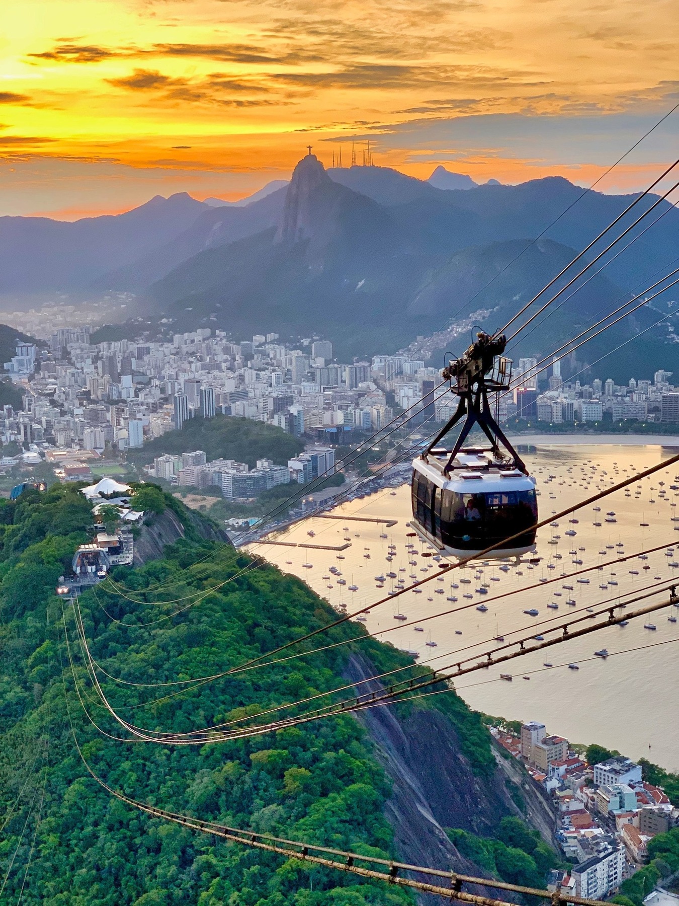 Brazil with sun